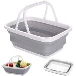Kyaoayo - seau pliable, panier pliable, panier a linge pliable, bassine retractable, bassine pliable, ...