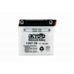 Kyoto - batterie moto 12v avec entretien 12n7 - 3b - 7ah acide 0, 60l - l137mm w76mm h134mn