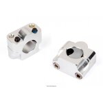 Kyoto - r�hausseurs pour guidon moto 28, 6 pour pontets en 22. 2mm alu
