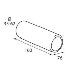 Lampa 60054 - auto / moto - autres modeles - pot d�chappement en acier inoxydable t - 2 oval mod�le ovale ...