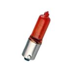 Lampe / ampoule 12v 21w import bike * mini cligno orange long (x1) ergot decale bax9s