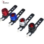 Lampe d'avertissement de sécurité en aluminium, etanche, pour vélo, casque avant et arrière Lampe d'avertissement de sécurité en aluminium, etanche, pour vélo, casque avant et arrière