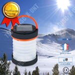 Lampe de camping solaire pliable lampe imperméable batterie urgence chargeur usb rouge campement forêt ... Lampe de camping solaire pliable lampe imperméable batterie urgence chargeur usb rouge campement forêt ...