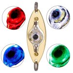 Lampe flash led pour p�che a la tra�ne, leurre pour attraper des poissons, cuill�re, 5. 5cm, 2, 17 pouces, ...