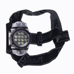 Lampe frontale etanche a 12 led, lumire blanche avec fonction zoom, idal pour la pche