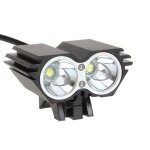 Lampe frontale etanche a led t6 de 6000lm pour vélo, phare de bicyclette, lampe de poche pour cycle Lampe frontale etanche a led t6 de 6000lm pour vélo, phare de bicyclette, lampe de poche pour cycle