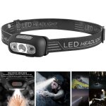 Lampe frontale a led pour camping, randonne et marche, eclairage d'extrieur