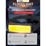 Lampe frontale led cob, torche frontale usb rechargeable puissante, etanche phare 2000 lumens 2 pièces, ... Lampe frontale led cob, torche frontale usb rechargeable puissante, etanche phare 2000 lumens 2 pièces, ...