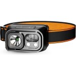 Lampe frontale led rechargeable - 2000 lumens - lampe frontale lgre, confortable, etanche et batterie ...