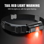 Lampe frontale a led rechargeable, eclairage d'ext�rieur, lampe frontale portable, pour sos, camping, ...