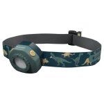 Lampe frontale - ledlenser - kidled4r - 40 lumens - 9 m - rechargeable usb - motif dino