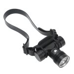 Lampe frontale de plong�e rechargeable, 1000 lumens, torche de natation, imperm�able a 40m, super lumineuse ...