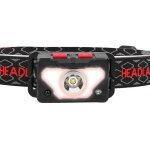 Lampe frontale portable a led xpe + cob, alimente par batterie intgre rechargeable, idale pour la ...