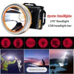 Lampe frontale puissante a led, 5w, 3000mah, longue portée de 500m, rechargeable par usb, idéale pour ... Lampe frontale puissante a led, 5w, 3000mah, longue portée de 500m, rechargeable par usb, idéale pour ...