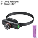 Lampe laser de plonge sous - marine a led professionnelle, lumire de sauna etanche, projection sous ...