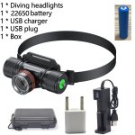 Lampe laser de plonge sous - marine a led professionnelle, lumire de sauna etanche, projection sous ...