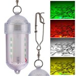 Lampe led etanche pour la p�che sous - marine, lumi�re pour attirer les poissons pendant la nuit, accessoires ...