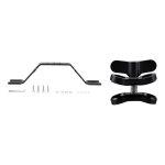 Lampe de plonge avec clip papillon pour gopro hero, avec double poigne portable, support d'extension ...