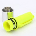 Lampe de poche etanche en plastique et alliage d'aluminium, torche de plong�e sous - marine, forte lumi�re ...
