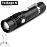 Lampe de poche led pour vélo xp l v6 xm l2 u3 t6, usb, rechargeable, zoomable, torche en aluminium, batterie ... Lampe de poche led pour vélo xp l v6 xm l2 u3 t6, usb, rechargeable, zoomable, torche en aluminium, batterie ...
