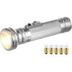 Lampe de poche métallique a lampe torche portable pour activités extérieures optimal avec ampoules pour ... Lampe de poche métallique a lampe torche portable pour activités extérieures optimal avec ampoules pour ...