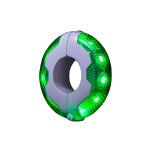 Lampe a rayons de v�lo etanche 12 couleurs, capteur intelligent a fleurs, eclairage de moyeu de cyclisme, ...