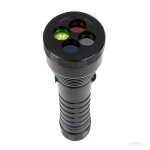 Lampe stroboscopique a signal de lampe modes lanterne rechargeable a 4 couleurs