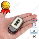 Lampe torche de camping en porte cls / mini feu de camping / lanterne cob lumire / noire