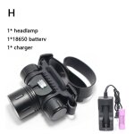 Lampe torche de plongée sous - marine led, 50 mètres, etanche a 18650 degrés, eclairage frontal, idéal ... Lampe torche de plongée sous - marine led, 50 mètres, etanche a 18650 degrés, eclairage frontal, idéal ...