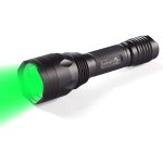 Lampe torche vert lumi�re verte, lampe de poche chasse h - g3, 650 lumen torche led, 520 - 535 nm longueur ...