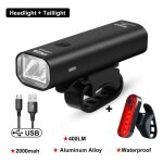 Lampe de vélo de montagne avant rechargeable par usb, lampe torche de cyclisme en plein air imperméable ... Lampe de vélo de montagne avant rechargeable par usb, lampe torche de cyclisme en plein air imperméable ...
