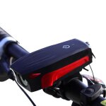 Lampe de vélo etanche avec klaxon, rechargeable par usb, lumière forte pour la nuit, idéal pour le cyclisme, ... Lampe de vélo etanche avec klaxon, rechargeable par usb, lumière forte pour la nuit, idéal pour le cyclisme, ...