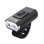 Lampe de vlo etanche et rechargeable par usb, 6 modes d'clairage, pour vtt, cyclisme nocturne, scurit ...