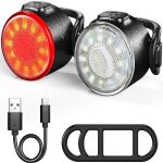 Lampe de vélo rechargeable usb, feu arrière avant et arrière, signalisation de sécurité pour cyclisme, ... Lampe de vélo rechargeable usb, feu arrière avant et arrière, signalisation de sécurité pour cyclisme, ...