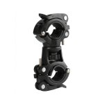 Lampe de vlo rotative et inclinable a 360 , support universel a pince pour cyclisme, lampe de poche ...