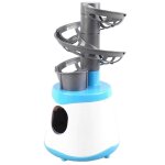 Lanceur de balles de tennis de table portable, version a double alimentation, robot de lancer de balles ...