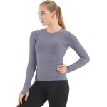 Langrmeliges yoga - oberteil chemise femme