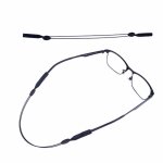Lani�re de lunettes de soleil de sport de p�che, cordon de retenue, sangle de cou, offre sp�ciale, noir ...