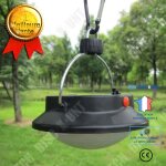 Lanterne de camping eclairage campement camping tente nuit rechargeable p�che parapluie 3 modes d'�clairage ...