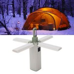 Lanterne de camping ipx4, lampe d'extrieur rechargeable cob, abat - jour dployable, lampe de poche ...