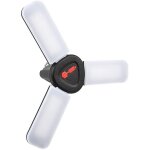 Lanterne camping led pliable - rechargeable solaire / usb - tente 2025