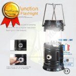 Lanterne de camping led rechargeable port usb lumi�re solaire eclairage de camping campement randonn�e ...