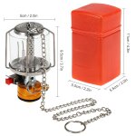 Lanterne à gaz de camping portative extérieure, mini lampe de tente à gaz à allumage piézo avec 3 manteaux ... Lanterne à gaz de camping portative extérieure, mini lampe de tente à gaz à allumage piézo avec 3 manteaux ...
