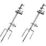 Lbgwp60 - 2pcssupport de pche porte - canne a pche en acier inoxydable porte - canne outdoor support ...