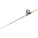 Lbgwp60 - canne pche sur glace combo, canne a pche sur glace de 65 cm avec moulinet en mtal, poigne ...