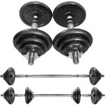 Lbgwp60 - hltère en fonte, 20 / 30kg kit d'haltères réglables, haltère musculation pour bras, epaules, ... Lbgwp60 - hltère en fonte, 20 / 30kg kit d'haltères réglables, haltère musculation pour bras, epaules, ...