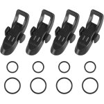 Lbgwp60 - lotde 4 porte - hameons magntiques en plastique, capuchon cintre appt pche avec 2 tailles ...