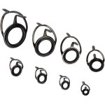 Lbgwp60 - lotde 8 guides de canne a pche a double jambe - kit de rparation de canne a pche en cramique ...