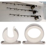 Lbgwp60 - supportde canne a pche, support de canne horizontal de plafond vertical en acier inoxydable ...