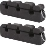 Lbgwp60 - supportsde canne magntique 2 pices, support de canne a pche a la mouche en mousse de densit ...